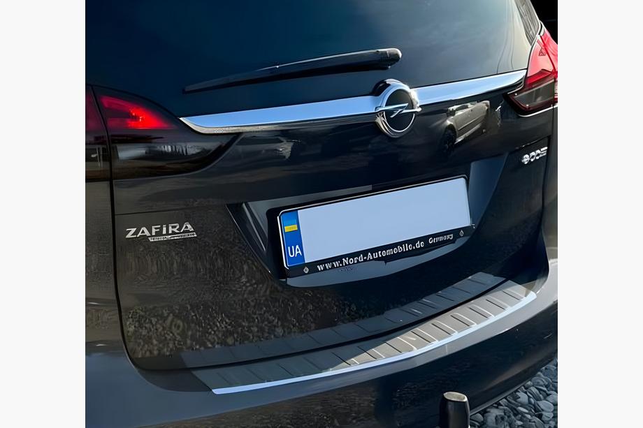 Opel Zafira C Tourer 2011-2019 Protector de Parachoques Trasero Carmos Acero Inoxidable Image