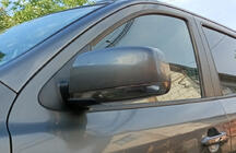 Hyundai Santa Fe 2 2006-2012 Cubiertas de Espejos (2 uds, Acero Inoxidable) foto 1