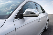 Audi A6 C6 2004-2011 Cubiertas de Espejos 2009-2012 (2 uds, Acero Inoxidable) foto 1