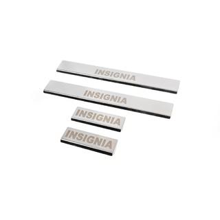 Protecciones de umbral Carmos (4 uds, acero inoxidable)