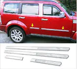 Dodge Nitro 2006-2011 Molduras de Puerta Acero Inoxidable foto 3