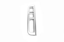 Skoda Octavia II A5 2010-2013 Embellecedor interruptor elevalunas (acero inoxidable) foto 1