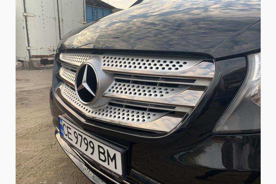 Mercedes Vito/V-class W447 2014- Cubiertas de Parrilla 2014-2020 (5 uds, BlackChrome) Foto 2