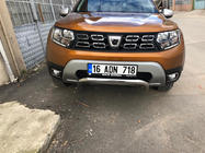 Renault Duster 2018-2024 Cubiertas para faros antiniebla (2 uds., acero inoxidable) OmsaLine - Acero Inoxidable Italiano foto 3