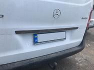 Mercedes Vito/V-class W447 2014- Moldura de maletero sobre la matrícula BlackChrome (acero inoxidable) foto 2