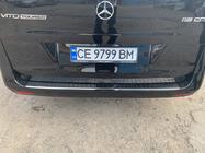 Mercedes Vito/V-class W447 2014- Protector de Parachoques Trasero OmsaLine Cromo Negro (Acero Inoxidable) foto 4