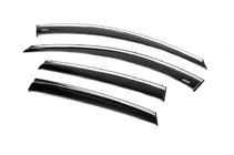 Opel Antara 2006-2017 Deflectores de ventana con moldura cromada (4 uds, Niken) foto 7