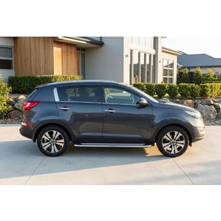 Estribos Laterales Maydos V2 (2 uds., Aluminio y Acero Inoxidable) Kia Sportage 2010-2015 foto 1
