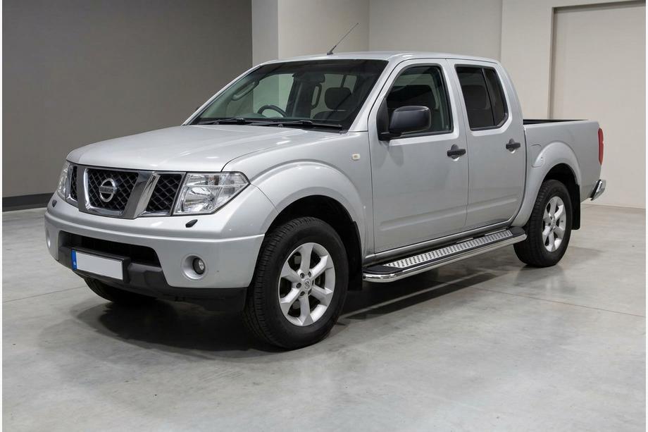 Nissan Navara 2006-2015 Estribos Laterales Maydos V2 (2 uds., Aluminio y Acero Inoxidable) Image