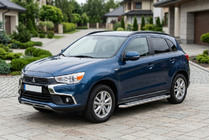 Mitsubishi ASX 2010-2023 Estribos Laterales Maydos V2 (2 uds., Aluminio y Acero Inoxidable) foto 1