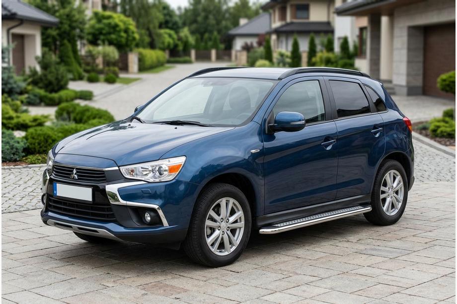 Mitsubishi ASX 2010-2023 Estribos Laterales Maydos V2 (2 uds., Aluminio y Acero Inoxidable) Image