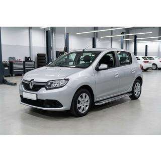 Estribos Laterales Maydos V2 (2 uds., Aluminio y Acero Inoxidable) Dacia Sandero 2013-2020 foto 1