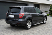 Subaru Forester 2013-2018 Estribos Laterales Maydos V2 (2 uds., Aluminio y Acero Inoxidable) foto 1