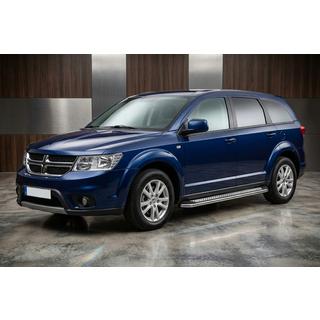 Estribos Laterales Maydos V2 (2 uds., Aluminio y Acero Inoxidable) Dodge Journey 2008-2020 foto 1