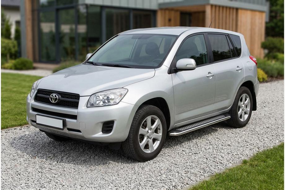 Toyota Rav 4 2006-2013 Estribos Laterales Maydos V2 (2 uds., Aluminio y Acero Inoxidable) Foto 1