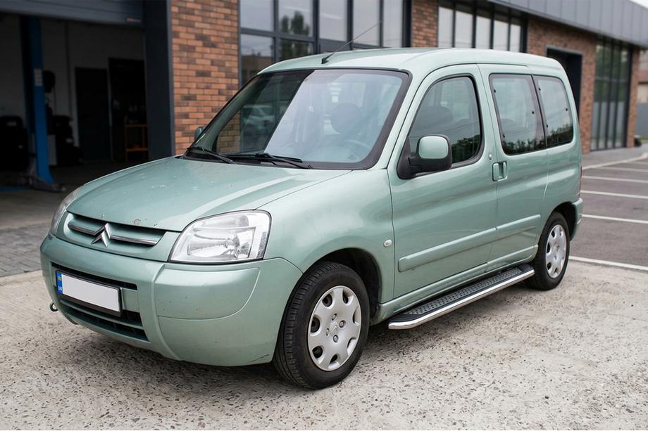 Citroen Berlingo 1996-2008 Estribos Laterales Maydos V2 (2 uds., Aluminio y Acero Inoxidable) Foto 1