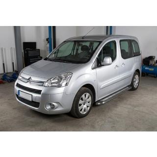 Estribos Laterales Maydos V2 (2 uds., Aluminio y Acero Inoxidable) Citroen Berlingo 2008-2018 foto 1