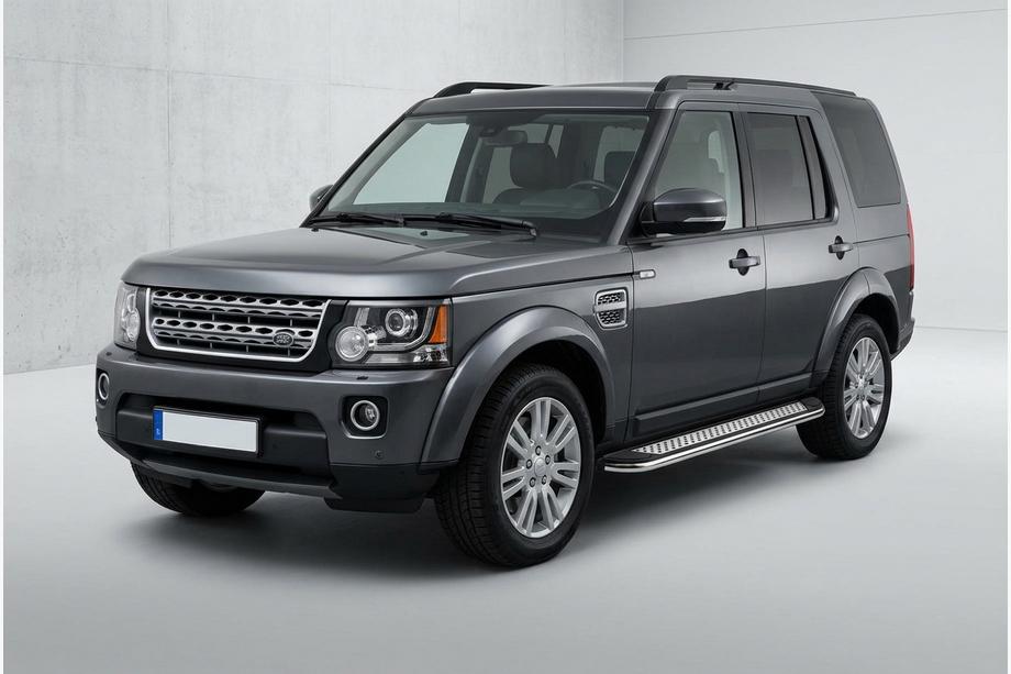 Land Rover Discovery IV 2009-2017 Estribos Laterales Maydos V2 (2 uds., Aluminio y Acero Inoxidable) Image