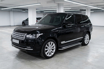 Range Rover IV L405 2013-2021 Estribos Laterales Maydos V2 (2 uds., Aluminio y Acero Inoxidable) foto 1