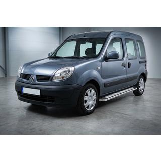 Estribos Laterales Maydos V2 (2 uds., Aluminio y Acero Inoxidable) Renault Kangoo 1998-2008 foto 1