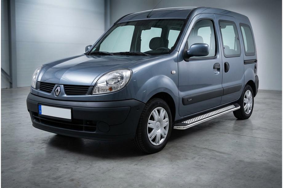Renault Kangoo 1998-2008 Estribos Laterales Maydos V2 (2 uds., Aluminio y Acero Inoxidable) Image