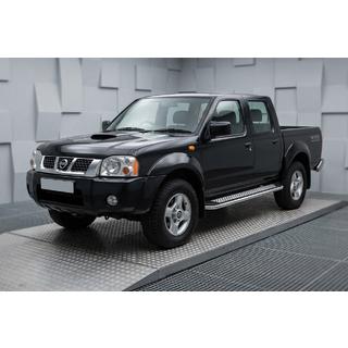 Estribos Laterales Maydos V2 (2 uds., Aluminio y Acero Inoxidable) Nissan NP300 1999-2015 foto 1