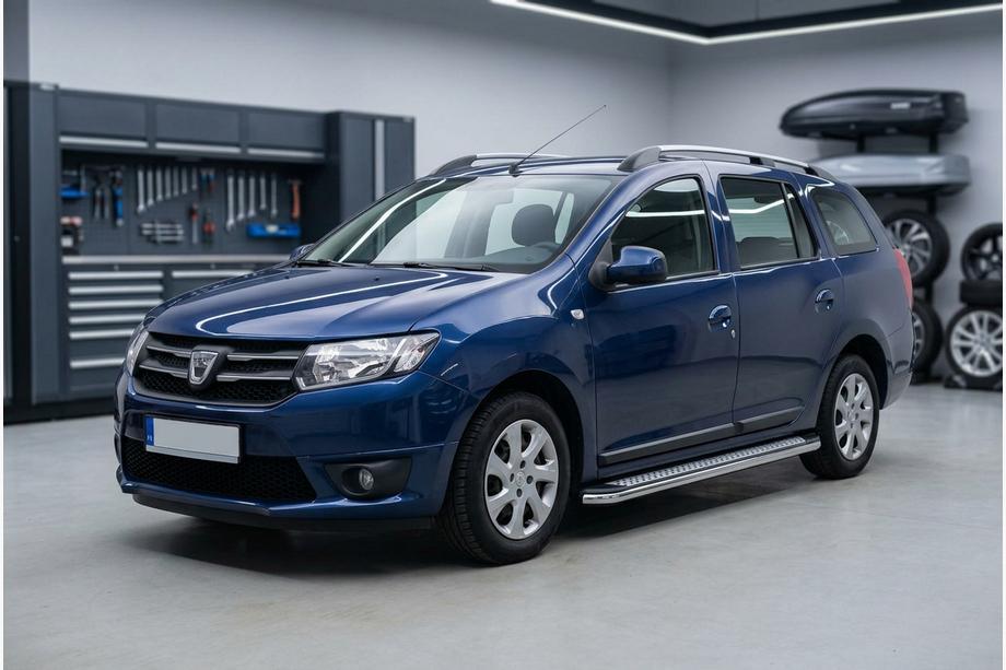Dacia Logan MCV 2013-2020 Estribos Laterales Maydos V2 (2 uds., Aluminio y Acero Inoxidable) Image