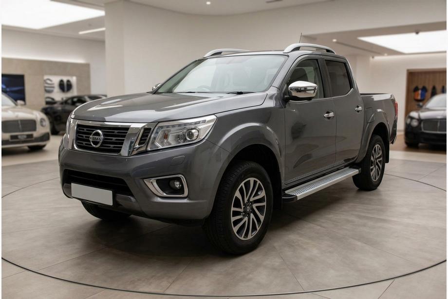 Nissan Navara/NP300 2016- Estribos Laterales Maya V2 (2 uds., Aluminio) Image