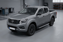Nissan Navara/NP300 2016- Estribos Laterales Duru (2 uds., Aluminio) foto 1