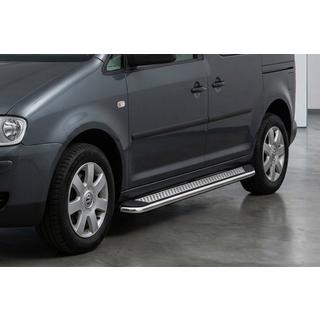 Estribos Laterales Maydos V2 (2 uds., Aluminio y Acero Inoxidable) Volkswagen Caddy 2010-2015 foto 1