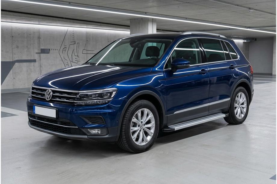 Volkswagen Tiguan 2016-2023 Estribos Laterales Maya V2 (2 uds., Aluminio) Image