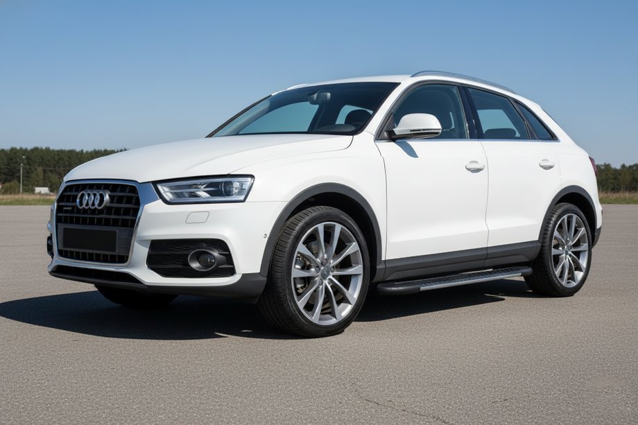 Audi Q3 2011-2019 Estribos Laterales Bosphore Grey (2 uds., Aluminio) Image