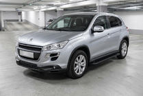 Peugeot 4008 2012-2017 Estribos Laterales Allmond Black (2 uds., Aluminio) foto 1