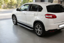 Peugeot 4008 2012-2017 Estribos Laterales Tayga (2 uds., Aluminio) foto 1