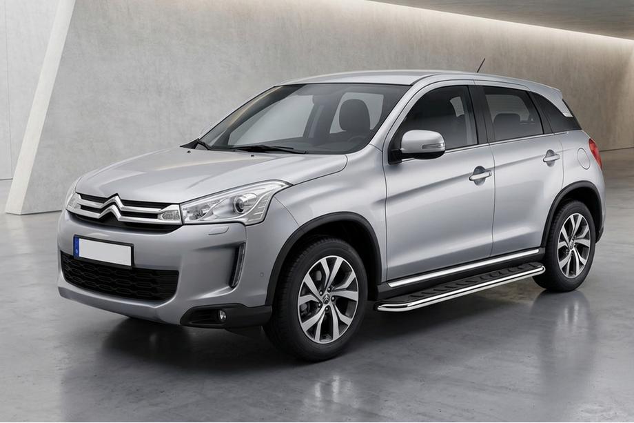 Citroen C-4 Aircross 2012-2017 Estribos Laterales Maydos V1 (2 uds., Aluminio y Acero Inoxidable) Image
