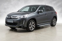 Citroen C-4 Aircross 2012-2017 Estribos Laterales Tipo X5 (2 uds., Aluminio) foto 1