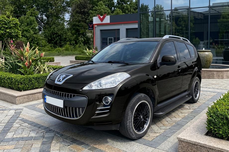 Peugeot 4007 2007-2013 Estribos Laterales Allmond Black (2 uds., Aluminio) Image