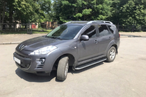 Peugeot 4007 2007-2013 Estribos Laterales Tayga (2 uds., Aluminio) foto 1