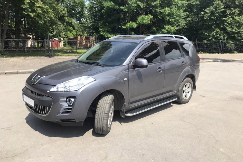 Peugeot 4007 2007-2013 Estribos Laterales Tayga (2 uds., Aluminio) Image