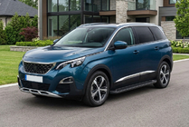 Peugeot 5008 2016-2023 Estribos Laterales Allmond Black (2 uds., Aluminio) foto 1
