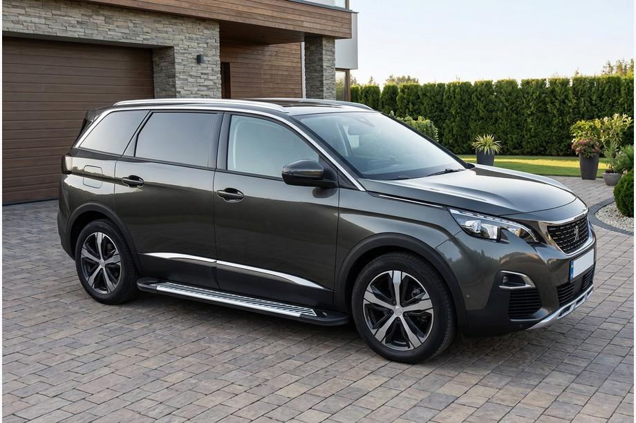 Peugeot 5008 2016-2023 Estribos Laterales Line (2 uds., Aluminio) Image