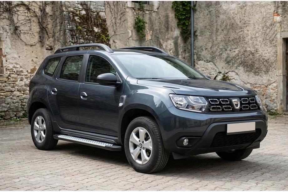 Renault Duster 2018-2024 Estribos laterales Allmond Grey (2 uds., aluminio) Image