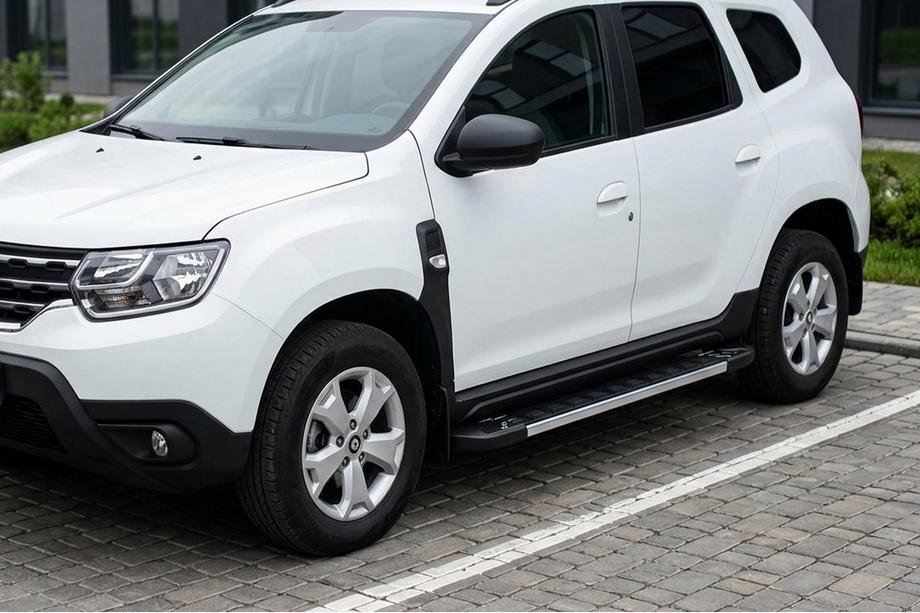 Renault Duster 2018-2024 Estribos Laterales RedLine V1 (2 uds., Aluminio) Image