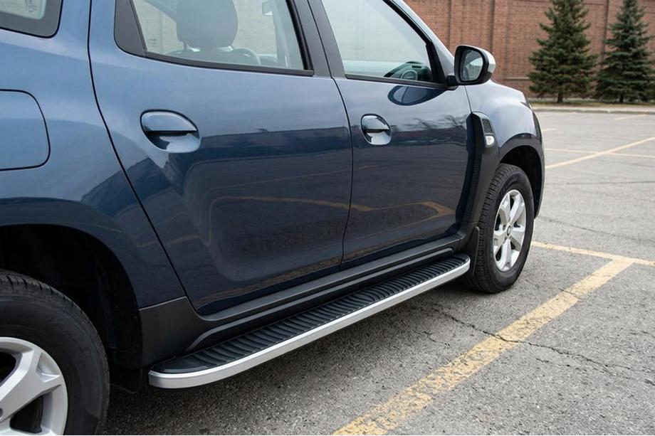 Renault Duster 2018-2024 Estribos Laterales Tayga Grey (2 uds., Aluminio) Image