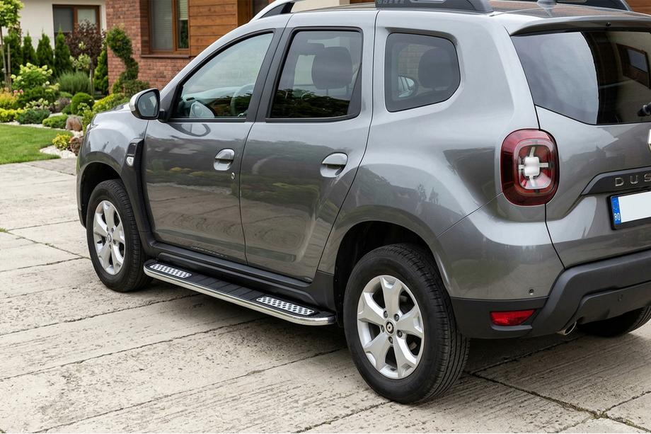 Renault Duster 2018-2024 Estribos Laterales Tayga V2 (2 uds., Aluminio) Image