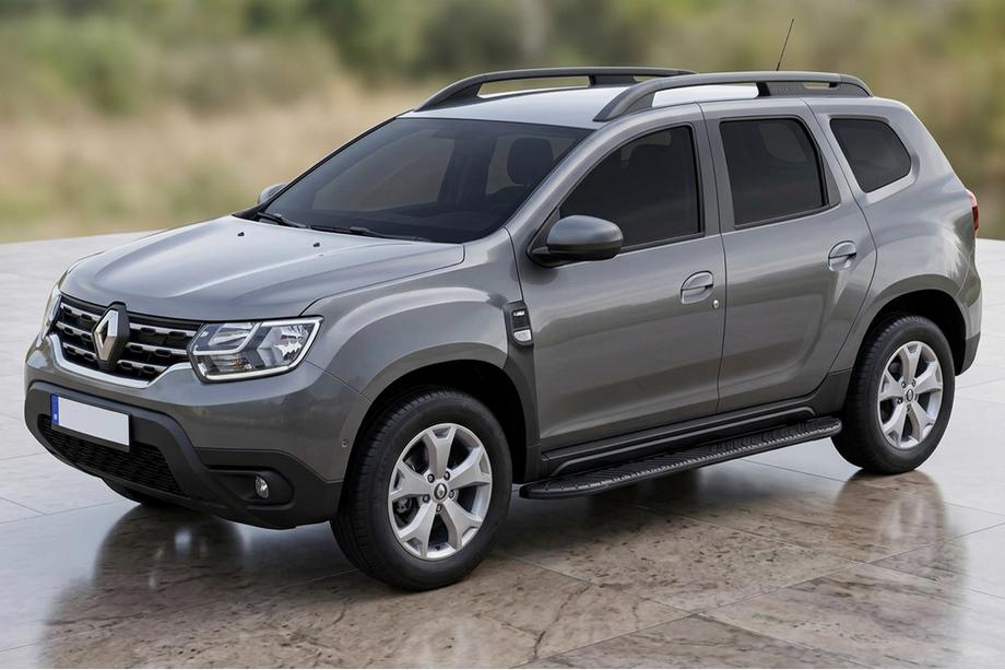 Renault Duster 2018-2024 Estribos Laterales Bosphore Black (2 uds., Aluminio) Image