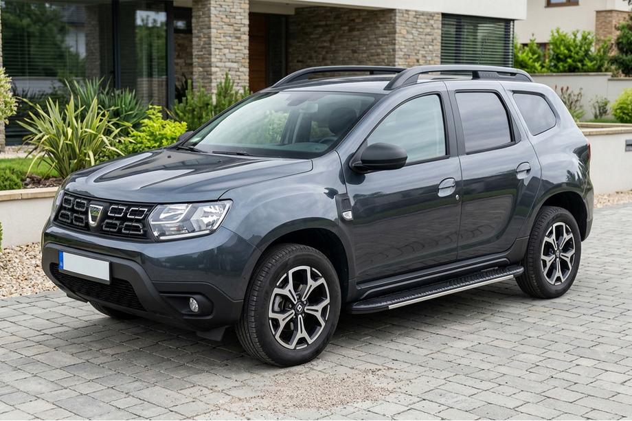 Renault Duster 2018-2024 Estribos Laterales Bosphore Grey (2 uds., Aluminio) Image