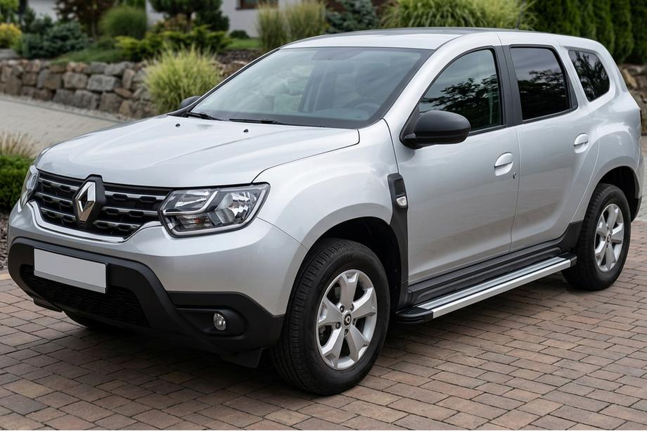 Renault Duster 2018-2024 Estribos Laterales Maya V4 (2 uds., Aluminio) Image