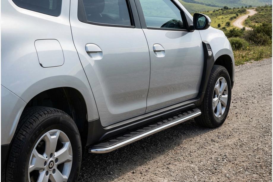 Renault Duster 2018-2024 Estribos Laterales Maydos V1 (2 uds., Aluminio) Image