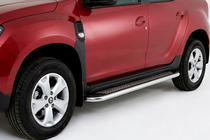 Renault Duster 2018-2024 Estribos Laterales Maydos V2 (2 uds., Aluminio) foto 1